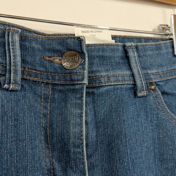 Camaieu Denim Jean Skirt Blue Size UK 8 Size US 4 - Picture 2 of 4